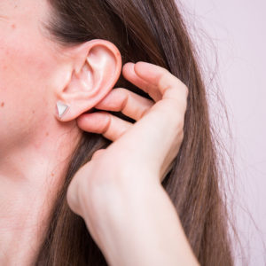 Pendientes Triángulo de Leche Materna